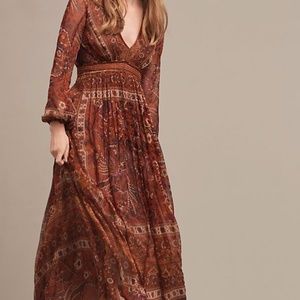 Anthropologie Ranna Gill Ceret Maxi Dress